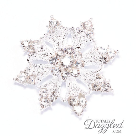 10pcs Rhinestone Snowflakes Wholesale Crystal Rhinestone