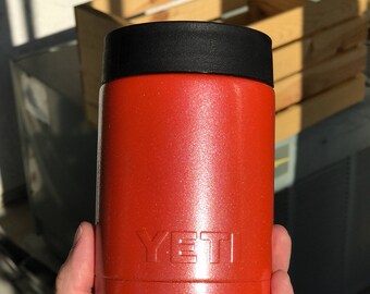 Powder coated Yeti | 12oz Yeti Colster Rambler Cooler | insulated stainless steel | Harley Orange