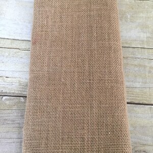 Tan Brown Burlap Fabric Material --1/2 yard--60" Wide