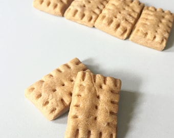 Mini Bite Sized Unfrosted Puptarts - peanut butter cookies - All Natural Dog Treats - 24 mini puptarts per order