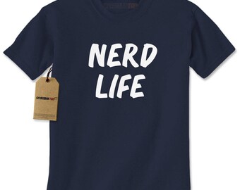 Nerd Life Nerd Living Mens T-shirt