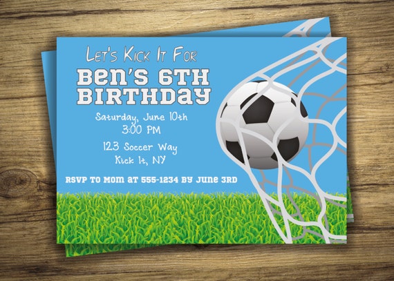 Invitaciones De Cumpleaos De Futbol Para Imprimir Gratis Pinterest