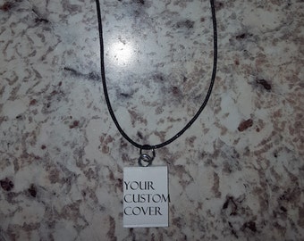 Custom Mini Book Necklace