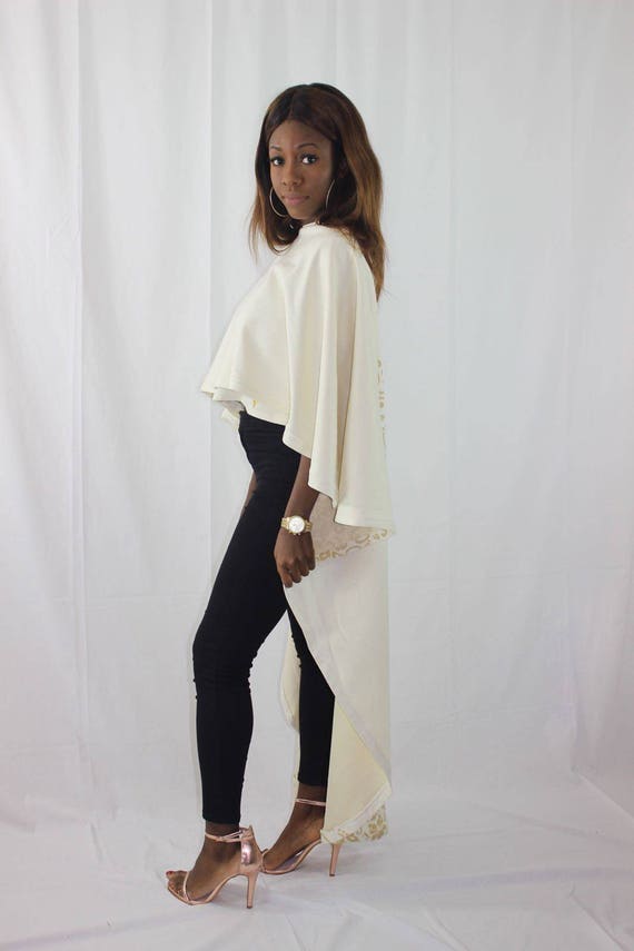 Alicia Hi-Lo Poncho Cape