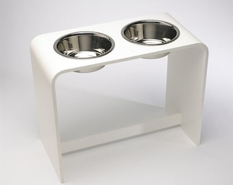 12 Inch Modern Elevated Dog Feeder