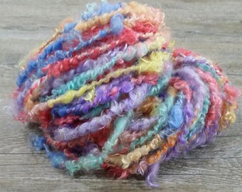Fruit Tingle - Luxury Core Spun Kid Mohair Super Bulky Art Yarn - 32.5 meters/35.5 yards and 118grams/4.2oz