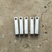 Stainless Steel Bar 1/4" Stamping Blanks - Jewelry Making Blanks - Pet Tags - Tumbled Blanks - Stainless Steel Shapes - Hand Stamped