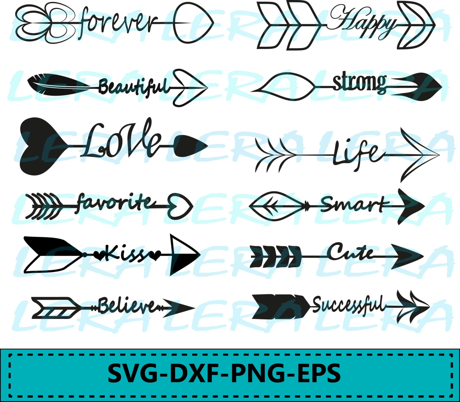 Download 60 % OFF Arrow Words Svg Arrow SVG File Love clip art