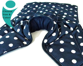 XL Large Neck Shoulder Back Heating Pad, Large Heat Pack, Hot Cold Body Pillow Heating Pad, Rice Flax Big Heat Pad