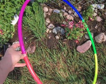 7 piece UV rainbow travel hoop