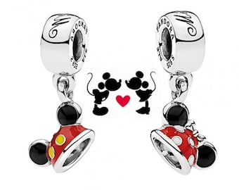 Pandora Disney Minnie & Mickey Ears Hat Charms