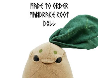 Made To Order Mandrake Root Plush