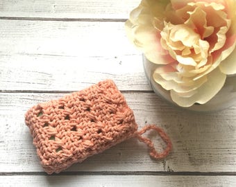 Crochet soap saver/ soap bag/ bathroom accessories/ Eco friendly
