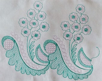 Vintage Floral Border 001