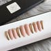 Gold nude rose matte press on nails • Coffin nails • Fake nails • false nails • Acrylic nails • stick on nails • long nails • Gel nails