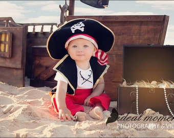 Pirates costume - Pirate Birthday Party - Cruise Pirate - Pirate Outfit - Pirate Night - Pirate - Pirate Club - Toddler Costume - Boy Pirate