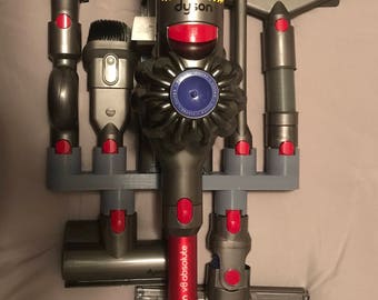 EXCLUSIVE REDESIGN Dyson V7 V8 V10 accessory holders for 6 accessories / no other seller has this version! not even amazon!