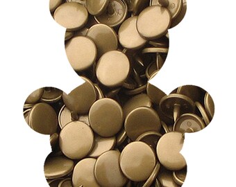 Lot de 10 Boutons Pression KAM T5 - Bronze - B11