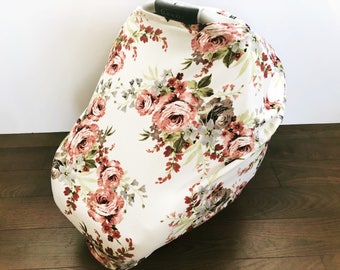 All in one, Car seat cover, nursing cover, grocery cart cover