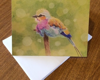 Set of 10 Note Cards featuring "Happy"