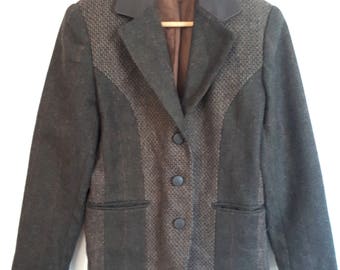 International Scene 1980's wool blazer