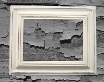 Picture Frame 5x7 Picture Frame Distressed Rustic Wood Frames White Picture Frames Custom Colors Wedding Photography Frames