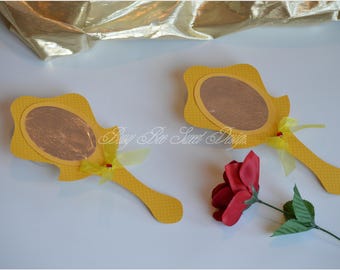 Beauty and the Beast Invitations / Princess Belle Invitations / Mirror Invitations / Beauty and the Beast Party Theme