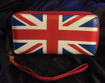 Vintage - UK Punk Clutch - Union Jack Wallet Sex Pistols Punks Pretty Vacant Crass the Clash GBH the Damned Billy Idol Discharge the Slits