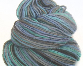Handspun Yarn handdyed merino wool