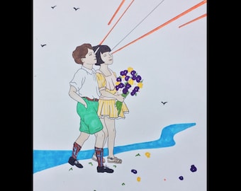 Surrealism Illustrated Pop Art Print