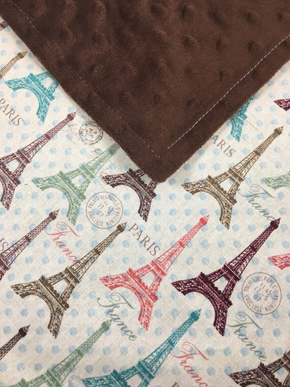 Paris France Blanket Eiffel Tower blanket french blanket