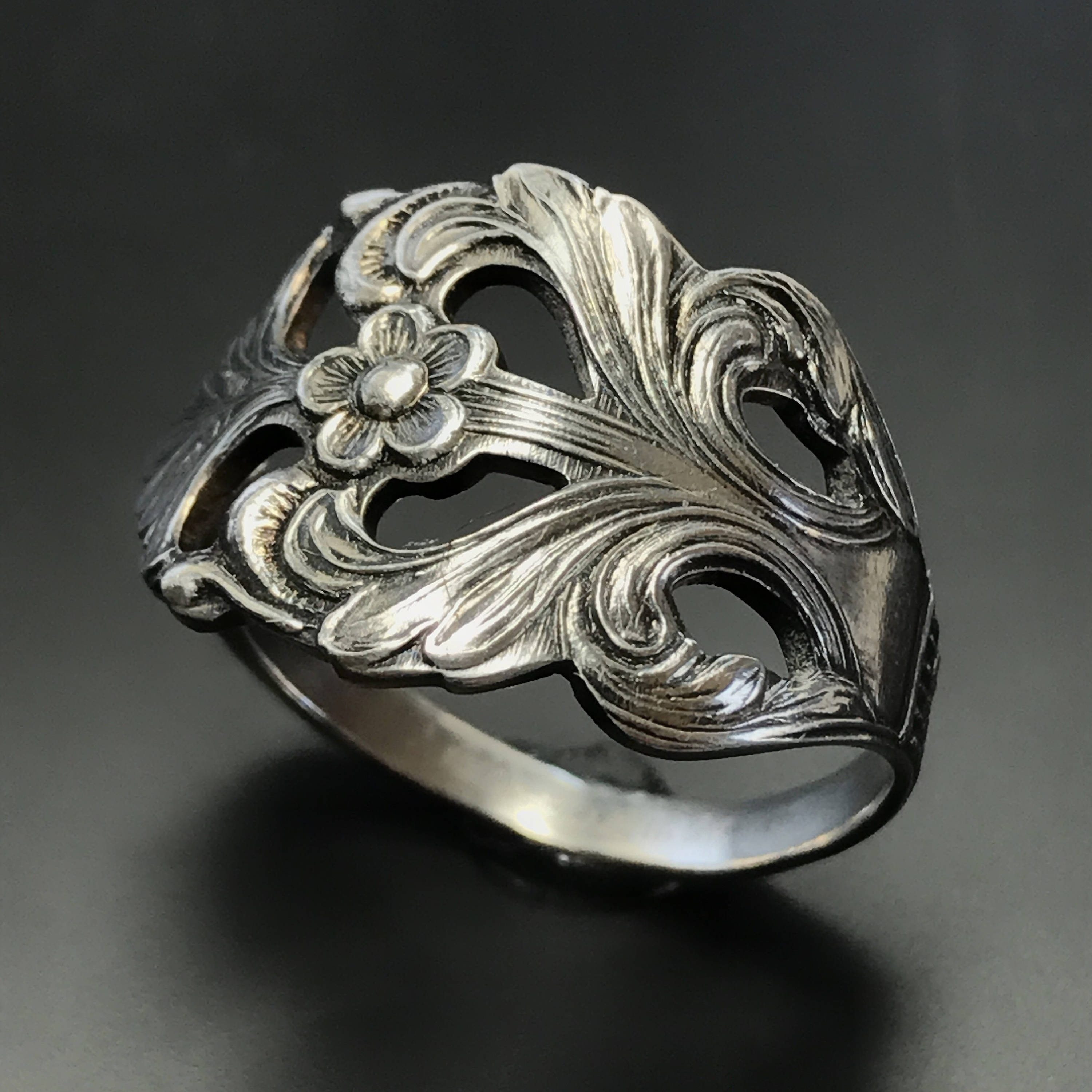 SWEDEN Ring Sweden Spoon Ring Swedish Ring Sverige Ring