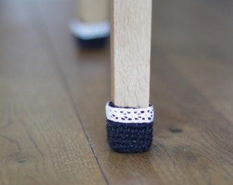 Floor protector, 8 wool chair protectors, chair leg socks, table socks, furniture accessories, home decor, Eco-friendly gift