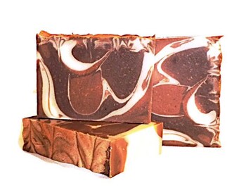 PUMPKIN SOAP- Handmade Soap, Nutrient-Rich Gourmet Soap,Natural Cold Process Bar Soap Gift, Rustic Autumn Decor