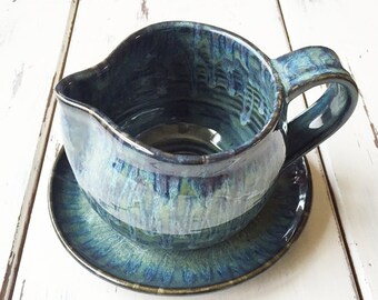 Gravy Boat in Handmade, Pottery Gravy Boat