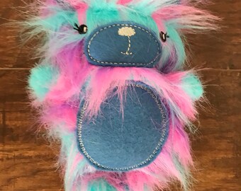 Stuffed Monster, Stuffed Teddy Bear, Furry Monster, Furry Stuffed Animal