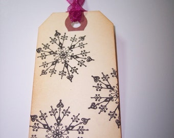 Snow Flakes -1- Gift Tags set of 6