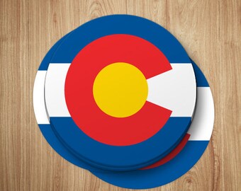 Colorado Sticker | Colorado Decal | Colorado Gifts | Colorado Flag Sticker | Colorado Laptop Sticker