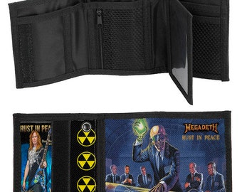 Megadeth - Rust In Peace Premium Trifold Wallet with Keychain