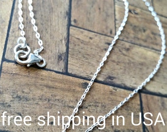 sterling silver rose necklace rosette FREE SHIPPING