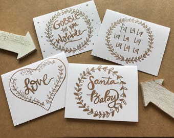 Holiday Cards: handmade