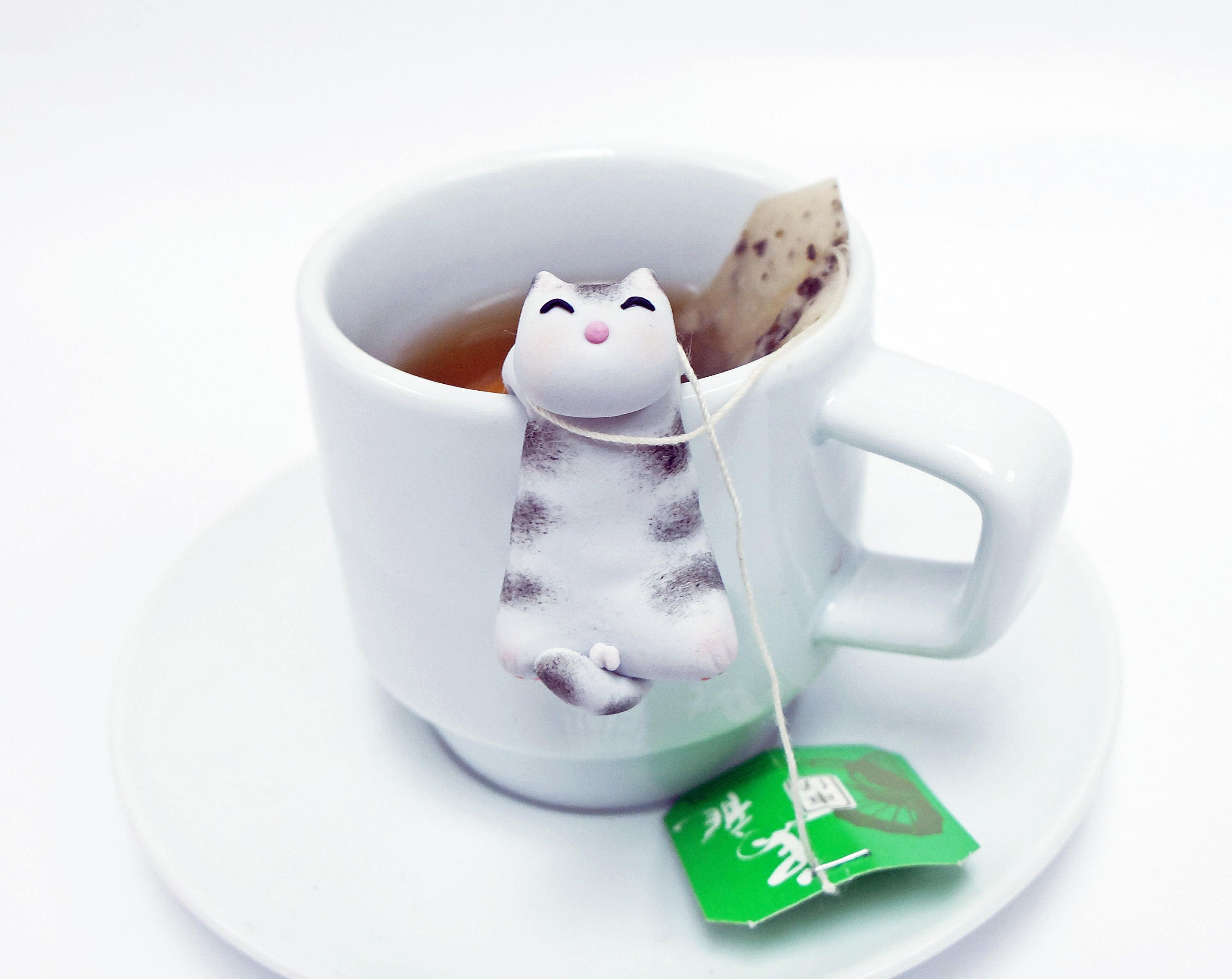 Cat Tea Bag Holder D Cute Cat Tea Pot Teabag Holder Cat