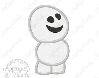 Frozen Little Snowman Applique Machine Embroidery Design 4x4 5x7 6x10 Fever INSTANT DOWNLOAD