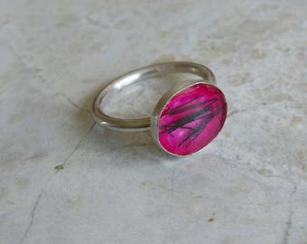 Sterling silver pet memorial ring