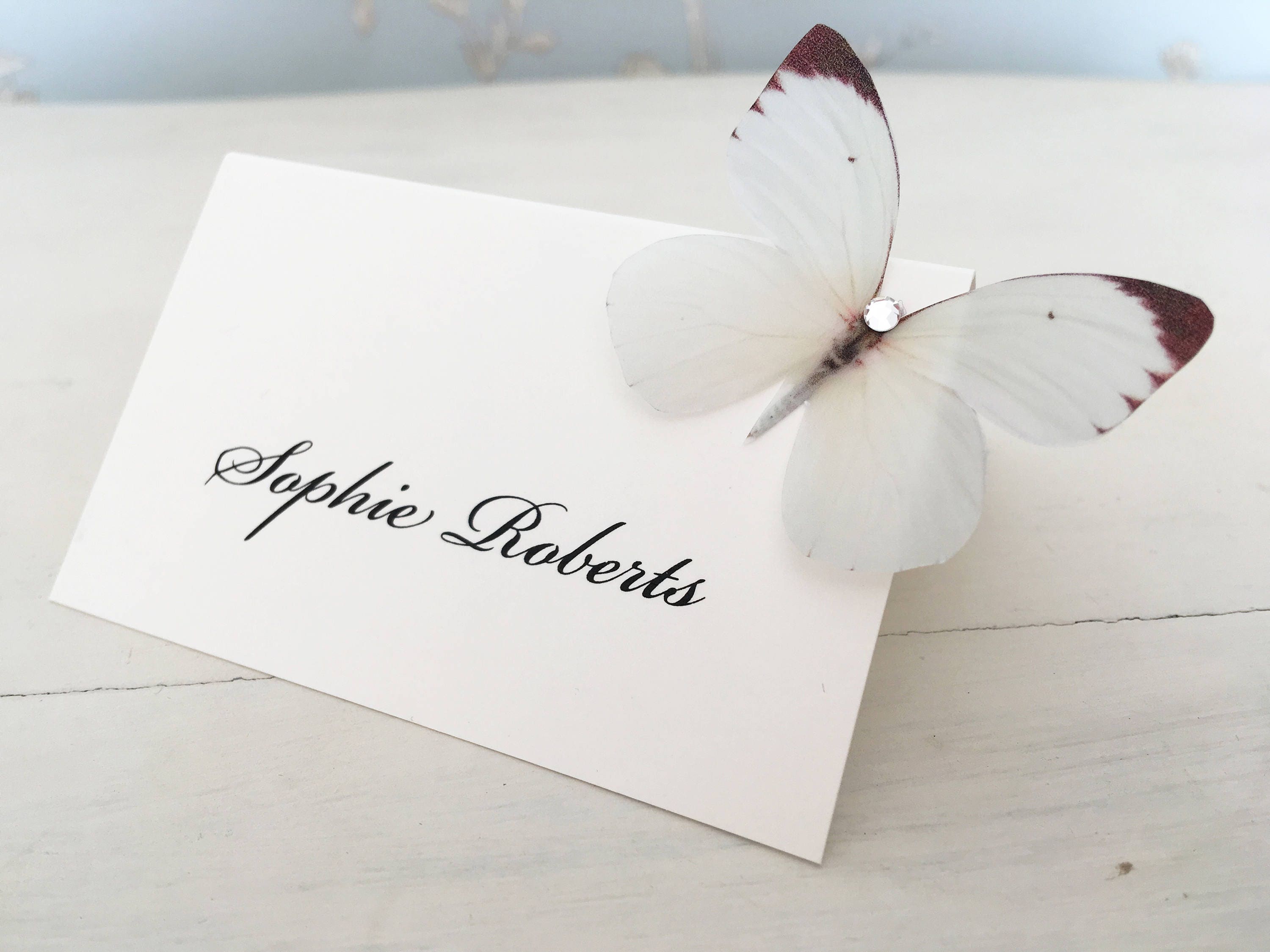 Wedding Place Card Butterfly Place Cards Name Cards Place Wedding Place Card Butterfly Place Cards Name Cards Place