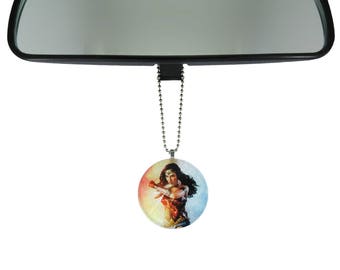 Wonder Woman Gal Godot rearview mirror ornament