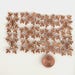12 Vintage Copper Coated Leaf or Flower Light Weight Pliable Stampings 30x19mm No. 169C