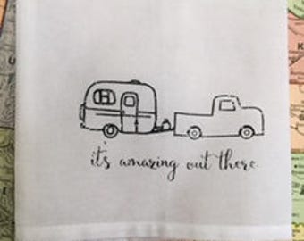 Screen Printed Flour Sack Towels