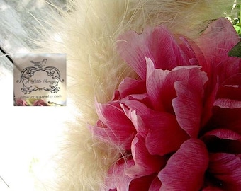 Honey Beige Tan Marabou Boa Feathers