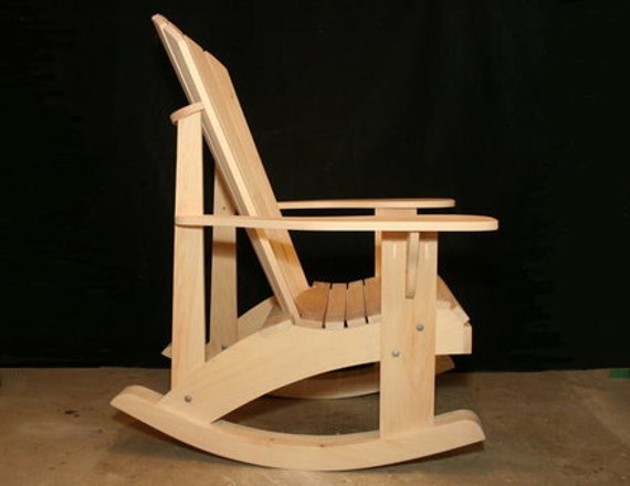 Adirondack Rocking Chair RETROFIT Kit Plans for the Grandpa